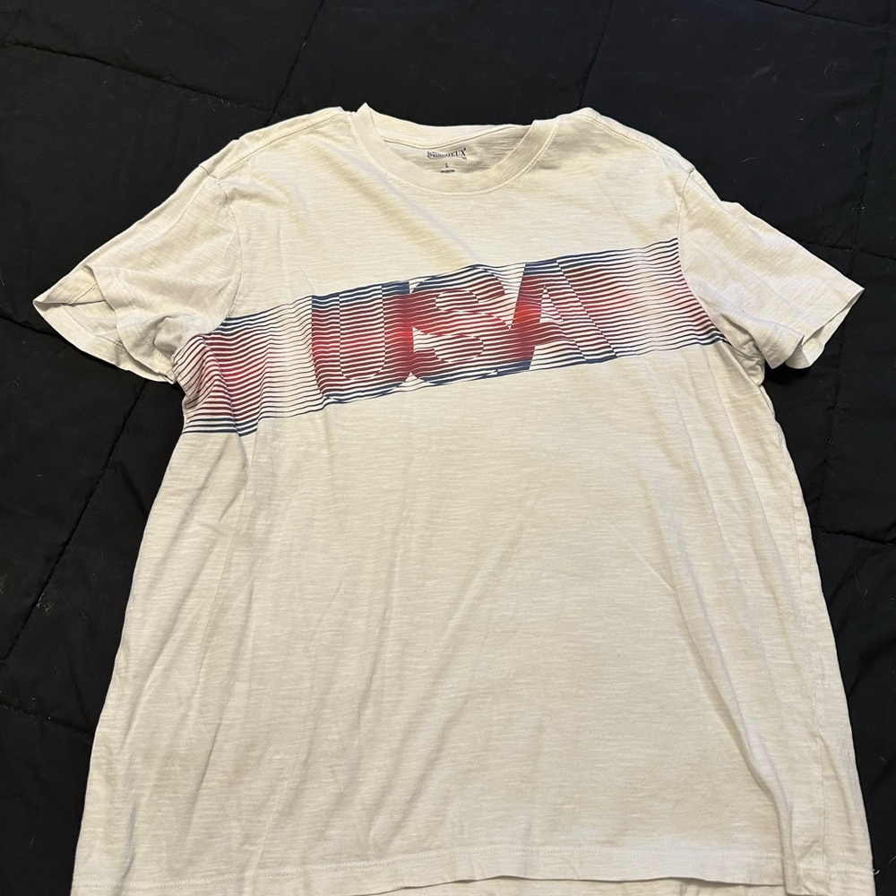 Daniel Cremieux Red and White Short Sleeve Tee